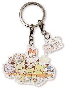 ポケットモンスター 2連キーホルダー 集合ぬいぐるみ ポケピース (キャラクターグッズ)
