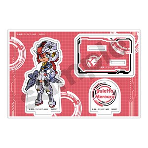 Mobile Suit Gundam: The Witch from Mercury Mechagurumi Acrylic Stand Jr. Suletta Mercury (Anime Toy)