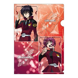 Mobile Suit Gundam SEED Destiny Vol.3 A4 Clear File Shin & Asuka & Luna Maria & Hawk (Anime Toy)