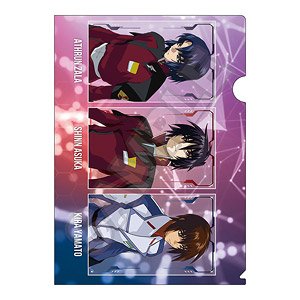 Mobile Suit Gundam SEED Destiny Vol.3 A4 Clear File Kira Yamato & Athrun Zala & Shin & Asuka (Anime Toy)