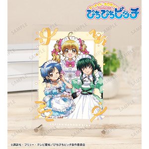 ぴちぴちピッチ 描き下ろし 集合 メイドver. A5アクリルパネル (キャラクターグッズ)