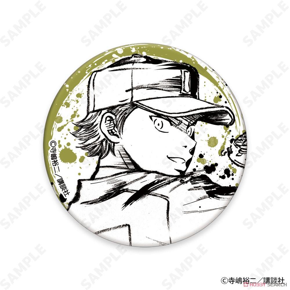ダイヤのA actII 墨絵風コレクションVol.1 トレーディング和紙風缶バッジ (6個セット) ※BOX購入特典付 (キャラクターグッズ) 商品画像7