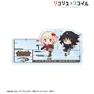 リコリス・リコイル 錦木千束&井ノ上たきな DOT DOT アクリルスタンド付きコースター ver.A (キャラクターグッズ)