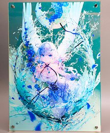 [Illustrator: Fuzichoco] Exclusive Holographic Acrylic Art
