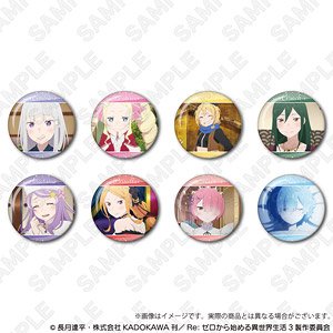 Re:ゼロから始める異世界生活 トレーディング場面写缶バッジ (8個セット) (キャラクターグッズ)