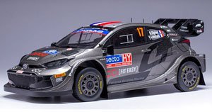 トヨタ GR ヤリス ラリー1 ハイブリッド 2024年 ラリーフィンランド 優勝 #17 セバスチャン・オジエ / ヴァンサン・ランデ (ミニカー)