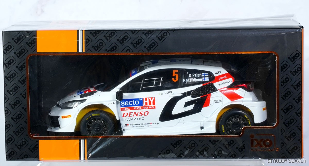 Toyota GR Yaris Rally1 Hybrid 2024 Rally Finland #5 S.Pajari / E.Malkonen (Diecast Car) パッケージ1