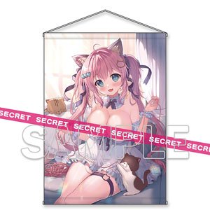 電撃萌王 みけおう描き下ろし 猫ちゃんは毛糸玉がお好き X-RATEDタペストリーB2 (キャラクターグッズ)