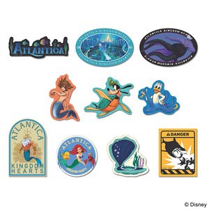 Kingdom Hearts Stationery Sticker Set Atlantica (Anime Toy)