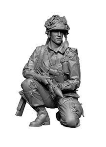 WWII アメリカ空挺師団 バズーカ指揮官 (プラモデル)