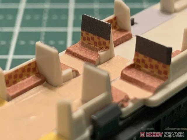 床面表現シート E531系 座席：茶 / 床：茶 (15両分) (鉄道模型) その他の画像1