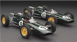 ロータス25 F1 1963年 モナコグランプリ #9 #10 2車セット ジム・クラーク/トレバー・テイラー (ミニカー)