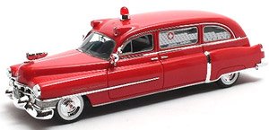 キャデラック スーペリア 救急車 1951 レッド (ミニカー)