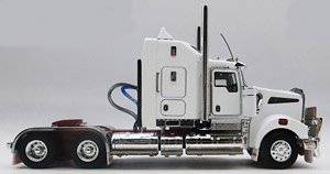 Drake KENWORTH T909 WHITE/RED (ミニカー)