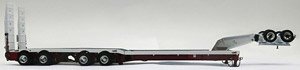 Drake 4X8 DROP DECK SWINGWING + 2X8 DOLLY WHITE/RED (ミニカー)