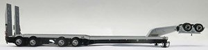 Drake 4X8 DROP DECK SWINGWING TRAILER + 2X8 DOLLY WHITE/BLACK (ミニカー)