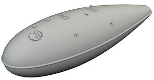 P-40 75gal drop tank PRINT 1 (1 piece) (Plastic model)