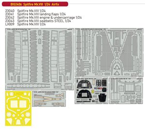 スピットファイア Mk.VIII ビッグEDパーツセット (エアフィックス用) (プラモデル)