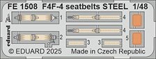 F4F-4 シートベルト (ステンレス製) (アカデミー用) (プラモデル)