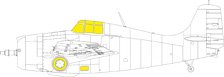 Masking Sheet for F4F-4 (for Academy) (Plastic model)