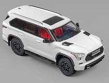 Toyota セコイア パールホワイト (ミニカー)