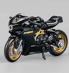 MVアグスタ Superveloce 800 ブラック ショーガール付属 (ミニカー)