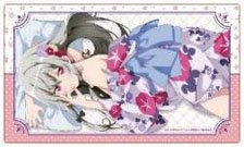 Ms. Vampire who Lives in My Neighborhood. [Especially Illustrated] Rubber Mat Sophie (Yukata) Sprawled Plush (Card Supplies)