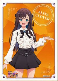 Character Sleeve [Guild no Uketsukejou Desu ga, Zangyou wa Iya Nanode Boss wo Solo Toubatsu Shiyou to Omoimasu] Arina Clover [Handler] (EN-1471) (Card Sleeve)