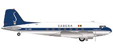 DC-3 サベナベルギー航空 OO-AWN (完成品飛行機)