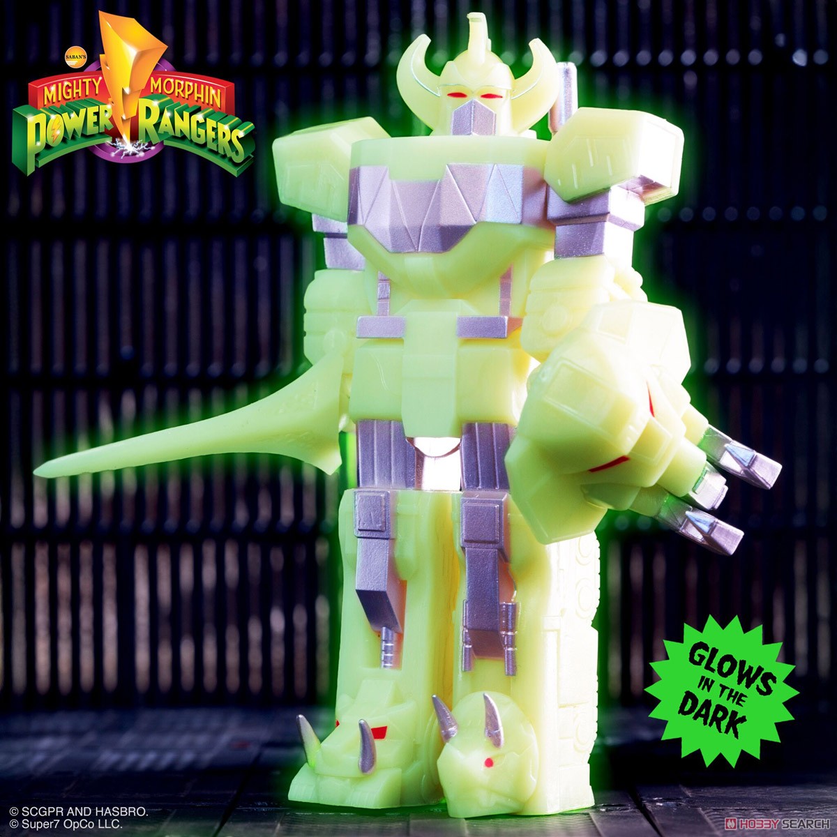 【発売中止】リ・アクション/ マイティ・モーフィン・パワーレンジャー: メガゾード ライトニング グロウ ver (完成品) その他の画像3