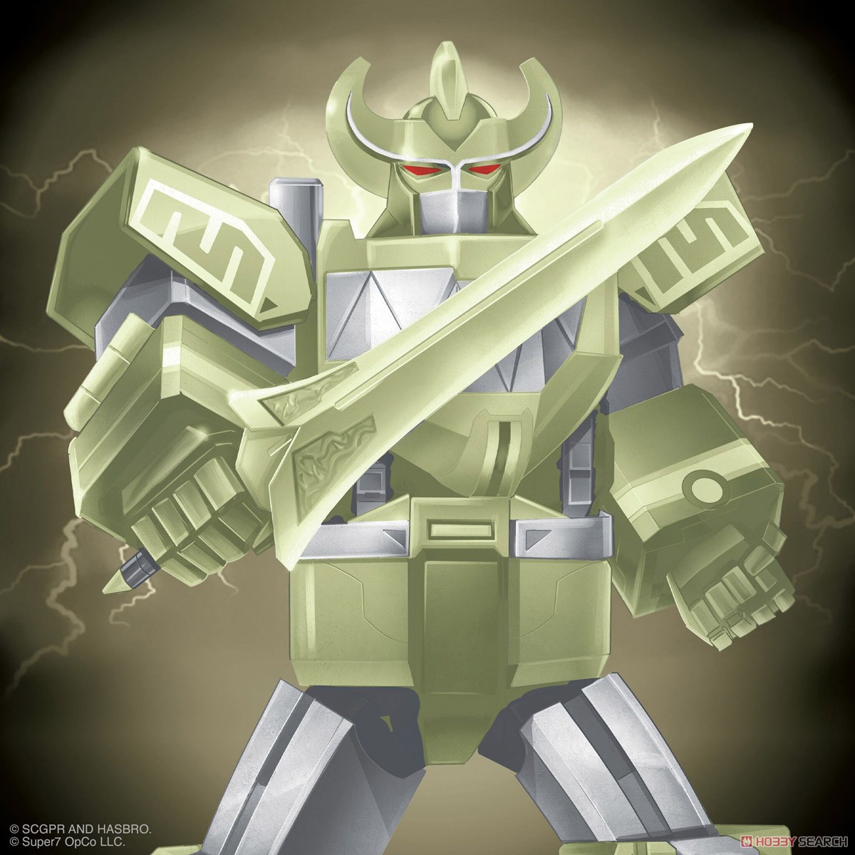 【発売中止】リ・アクション/ マイティ・モーフィン・パワーレンジャー: メガゾード ライトニング グロウ ver (完成品) その他の画像4