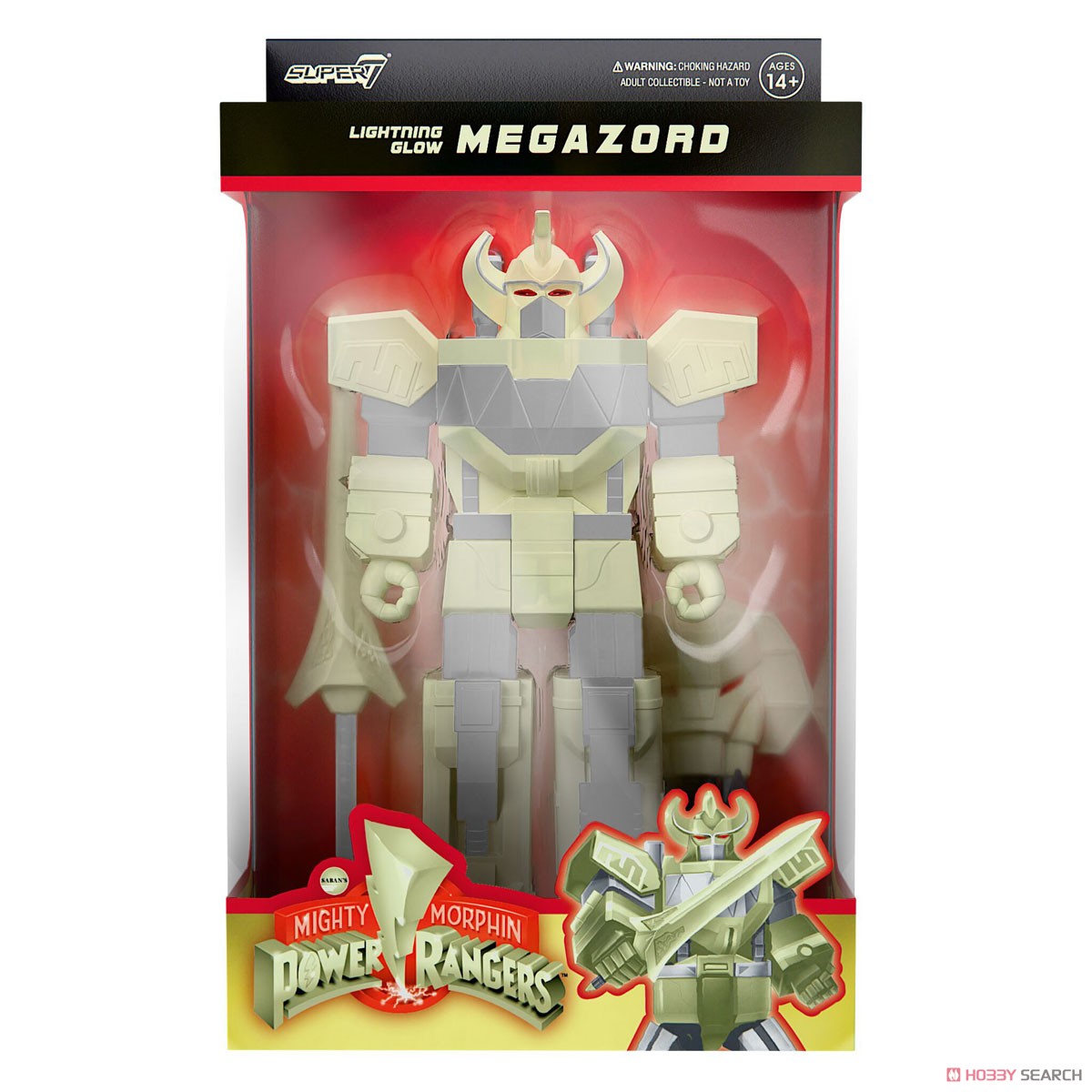 【発売中止】リ・アクション/ マイティ・モーフィン・パワーレンジャー: メガゾード ライトニング グロウ ver (完成品) パッケージ1