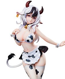 Milk Girls White Black Ver. w/Bonus Item (PVC Figure)