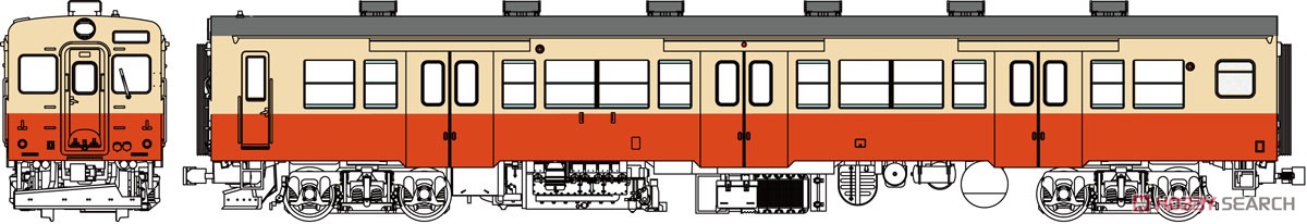 1/80(HO) J.N.R. KIHA35 Cold Area Type Ready to Run, Powered, Painted [Standard Color] (Pre-colored Completed) (Model Train) その他の画像1