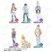 Dandadan Momo Ani-Art Big Acrylic Stand w/Parts (Anime Toy) その他の画像1 Thumbnail
