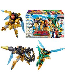 Mini Pla No.1 Gattai Series 02 Tega Sword & Eagle Shooter 50 & Unicorn Drill 50 Set (Shokugan)