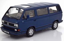 フォルクスワーゲン Bus T3 Multivan 1992 Limited Last Edition ブルーメタリック (ミニカー)