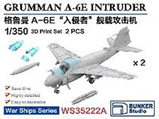 Grumman A-6E Intruder (Set of 2) (Plastic model)