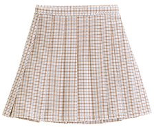 AZO2 Pleated Skirt Beige check (Fashion Doll)