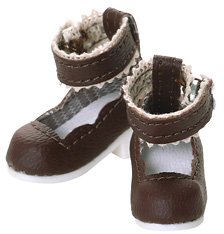 1/6 -Sweets A la Mode- Ankle Strap Shoes Bitter Chocolate (Fashion Doll)