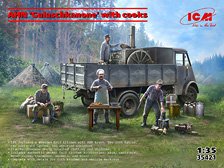 AHN `Gulaschkanone` with cooks (Plastic model)