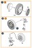 F-86A wheel set type 2 (for Clear Prop !) (Plastic model) 設計図2 Thumbnail