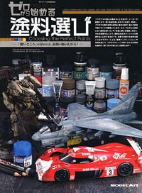 Model Art Extra Number Choosing the Perfect Paints (Book) (Hobby Magazine)