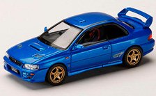 Subaru Impreza PURE SPORTS COUPE WRX type R STi Version V Limited (GC8) Sonic Blue Mica (Diecast Car)