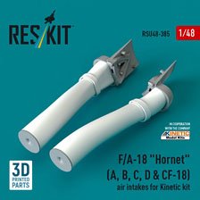 F/A-18A/B/C/D、CF-18 ホーネット シームレスインテーク (キネティック用) (プラモデル)