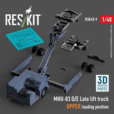 MHU-83 D/E Late lift truck UPPER loading position (3D Printed model kit) (Plastic model)