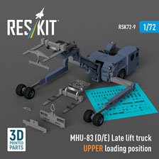 MHU-83D/E (後期型) 爆弾ローダー (リフトアップポジション) (プラモデル)