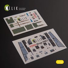 Mirage 2000C - interior 3D decals for Kitty Hawk/Zimi models kit (Plastic model)