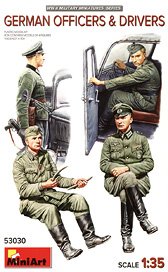 ドイツ軍将校と運転手 フィギュア4体入 (プラモデル)