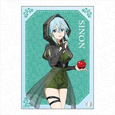 Sword Art Online Mini Acrylic Art Sinon Princess / Witch Ver. (Anime Toy)